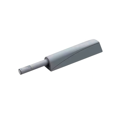 Толкатель врез/накл с пласт. корпусом, силикон, регулировкой усилия + саморезы, серый (50 шт/уп)